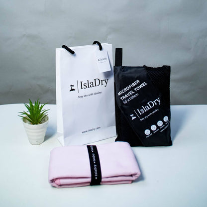 IslaDry Microfiber Towel - Microfiber Bath Towels for Travel & Sports